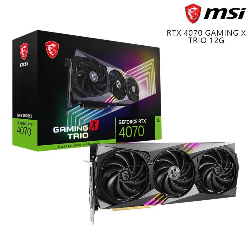 MSI 微星 GeForce RTX 4070 GAMING X TRIO 12G 顯示卡 /紐頓e世界
