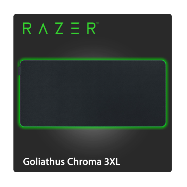 雷蛇 RAZER GOLIATHUS CHROMA 3XL 雷蛇 重裝甲蟲 RGB 電競滑鼠墊 幻彩版 3XL