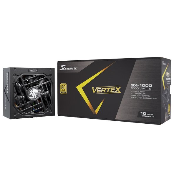 米特3C數位–海韻 Vertex GX-1000 1000W 金牌電源供應器/SE-PS-VEGX1000