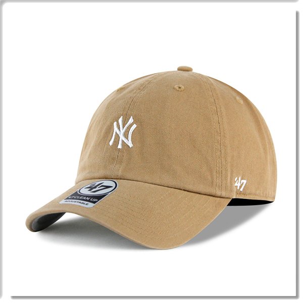 【ANGEL NEW ERA】47 brand MLB NY 紐約 洋基 奶茶色 小標 軟版 老帽 棒球帽 穿搭 潮流