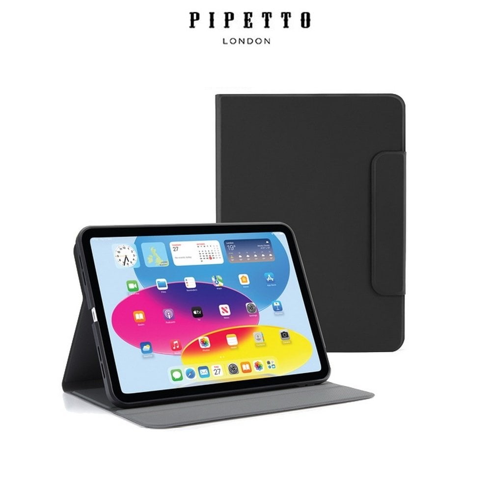 英國Pipetto Rotating Folio iPad Air 10.9吋(4/5代) 可旋轉角度折疊側翻保護套皮套
