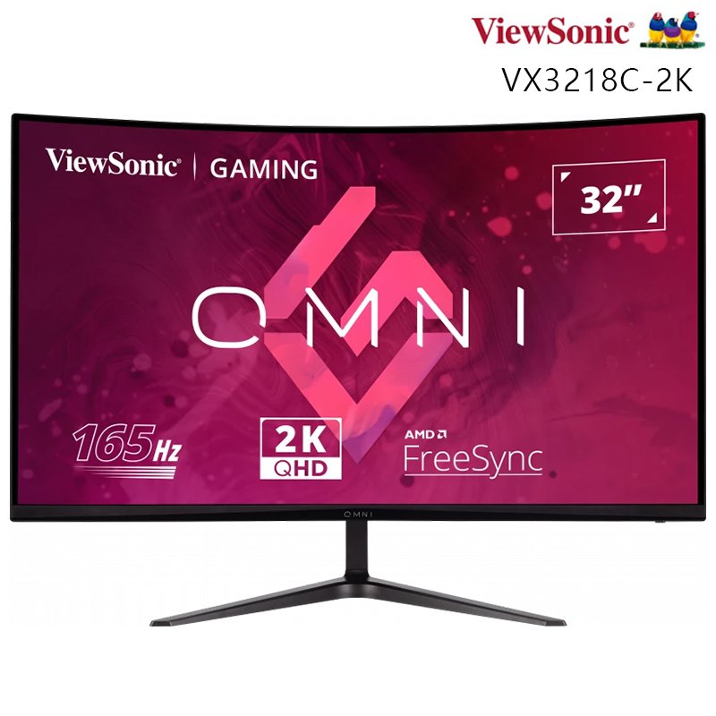 ViewSonic 優派 VX3218C-2K 32吋 165Hz 曲面 QHD 電競 螢幕 顯示器 /紐頓e世界