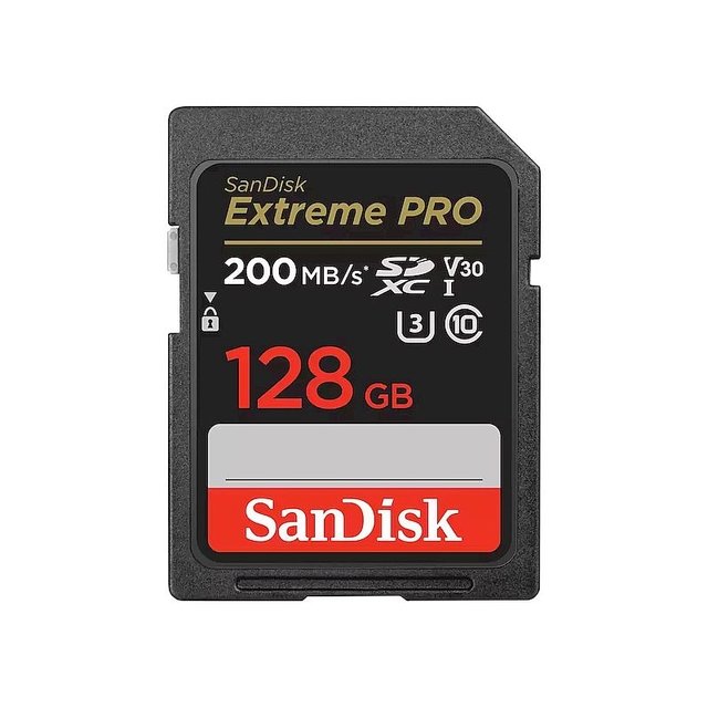 SanDisk Extreme PRO SDXC U3 V30 UHS-I【128G】記憶卡(大卡) 200MB