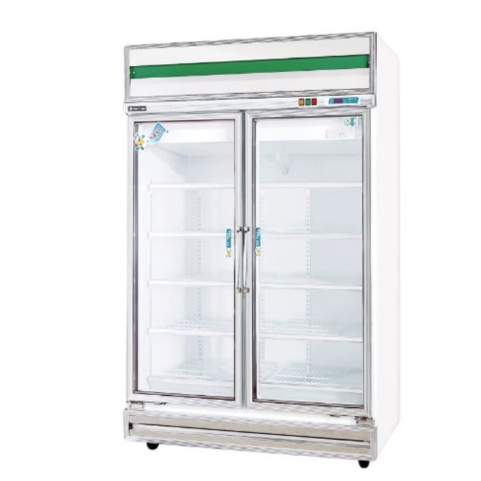 冷凍尖兵 2門冷凍機上型玻璃展示櫃TA4100F