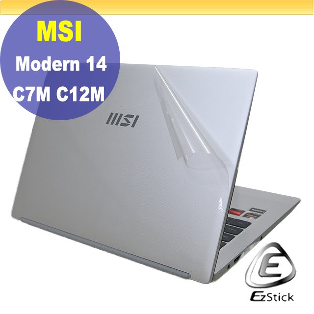 【Ezstick】MSI Modern 14 C7M C12M 二代透氣機身保護貼 DIY 包膜