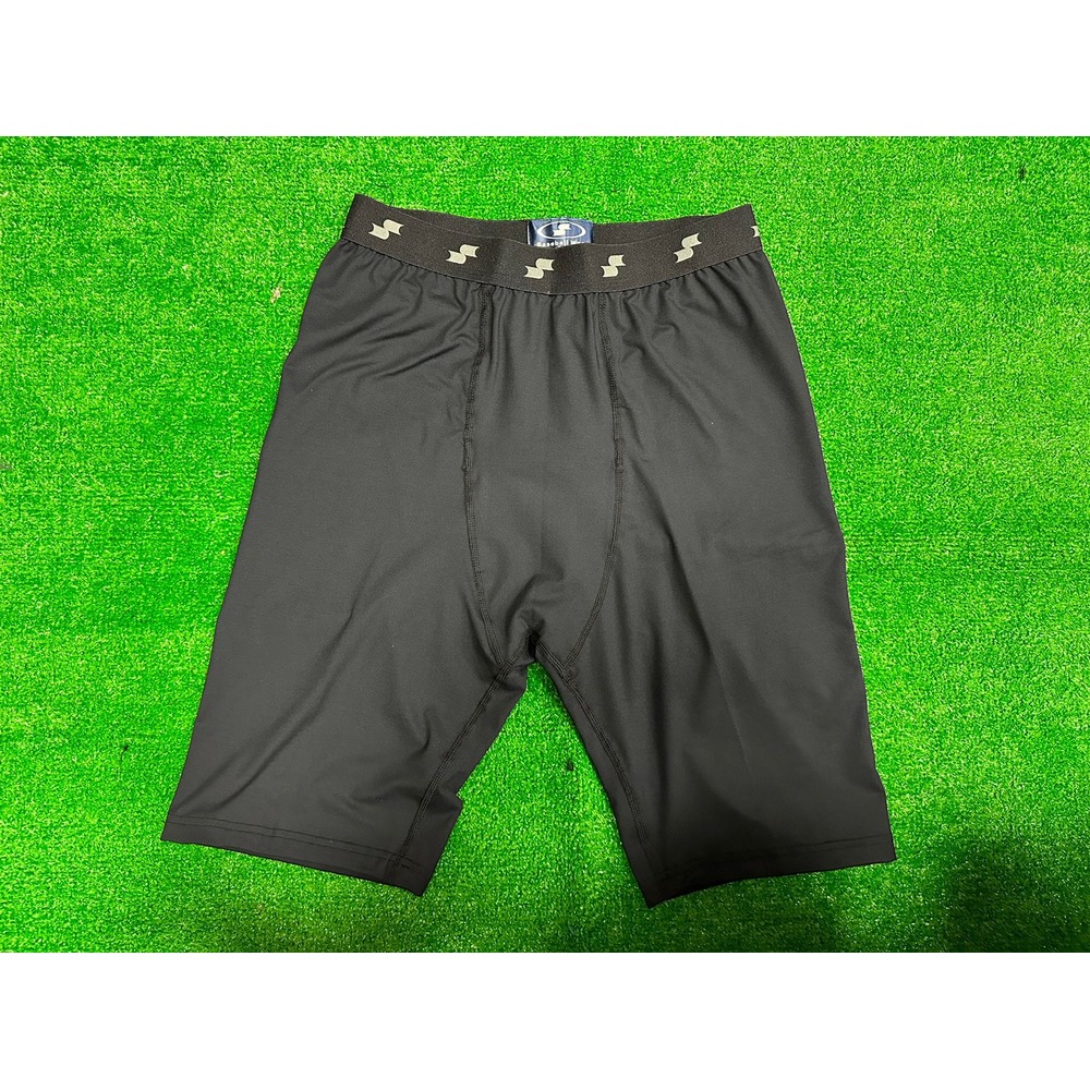 新莊新太陽 SSK BW638 緊身褲 短 黑 可放護襠 特價790