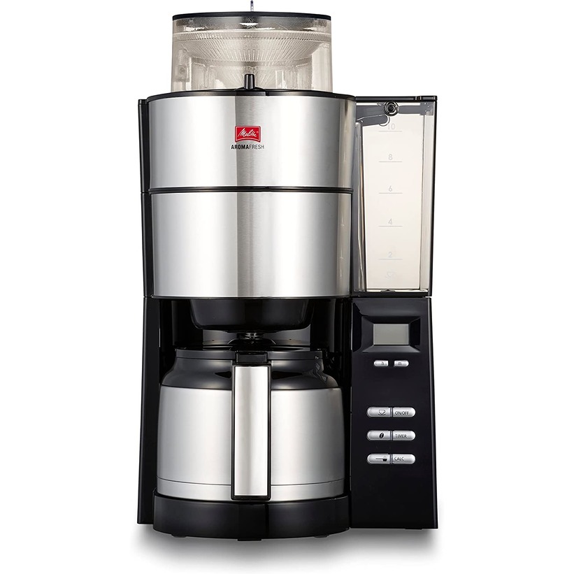 日本公司貨 Melitta AFT1022-1B 全自動 咖啡機 滴漏式 美式咖啡機 磨豆 10杯份 不鏽鋼壺