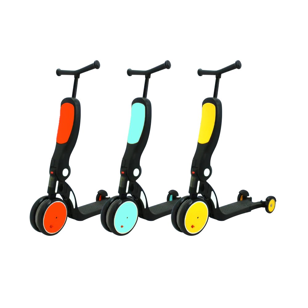 【BabyBabe】三合一平衡三輪車/滑步車/滑板車 (三色可選) DGN5-1