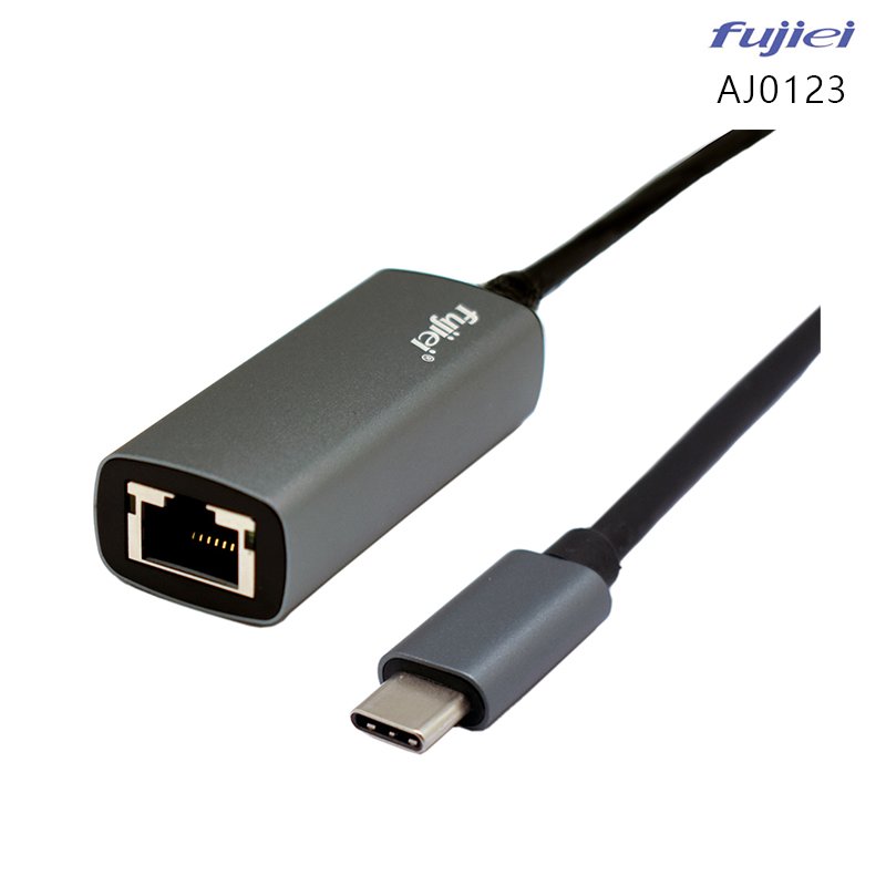 Fujiei 力祥 AJ0123 USB3.2 USB-C + USB-A 2.5G 有線網卡 /紐頓e世界