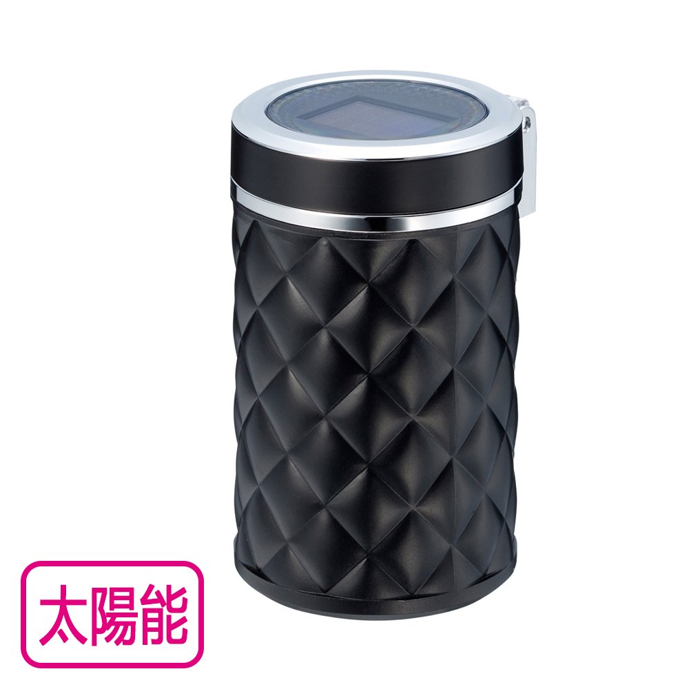 【旭益汽車百貨】SEIKO 時尚太陽能煙灰缸 ED-233(黑) 煙灰缸