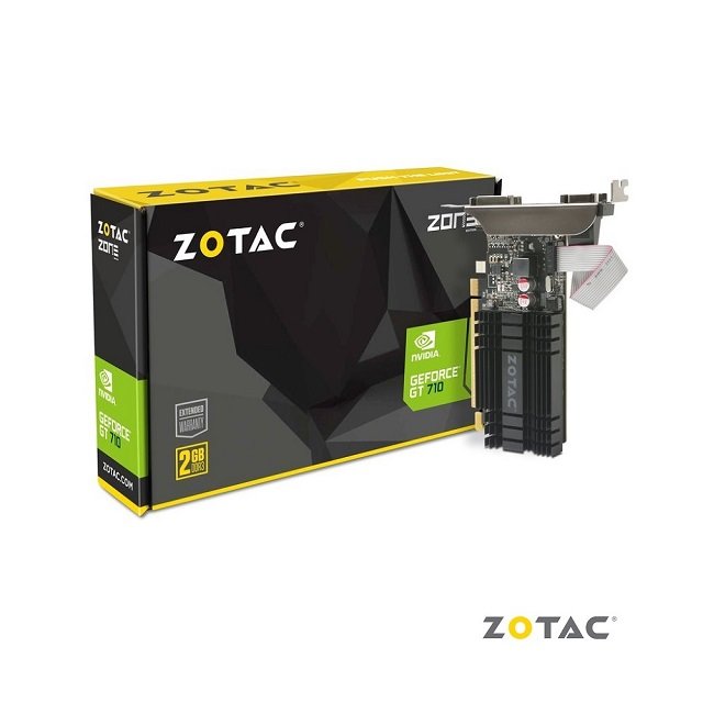 【hd數位3c】ZOTAC GT710-2GD3-L(71302-20L)(954MHz/2G DDR3/靜音版/14.6cm)三介面【下標前請先詢問 有無庫存】