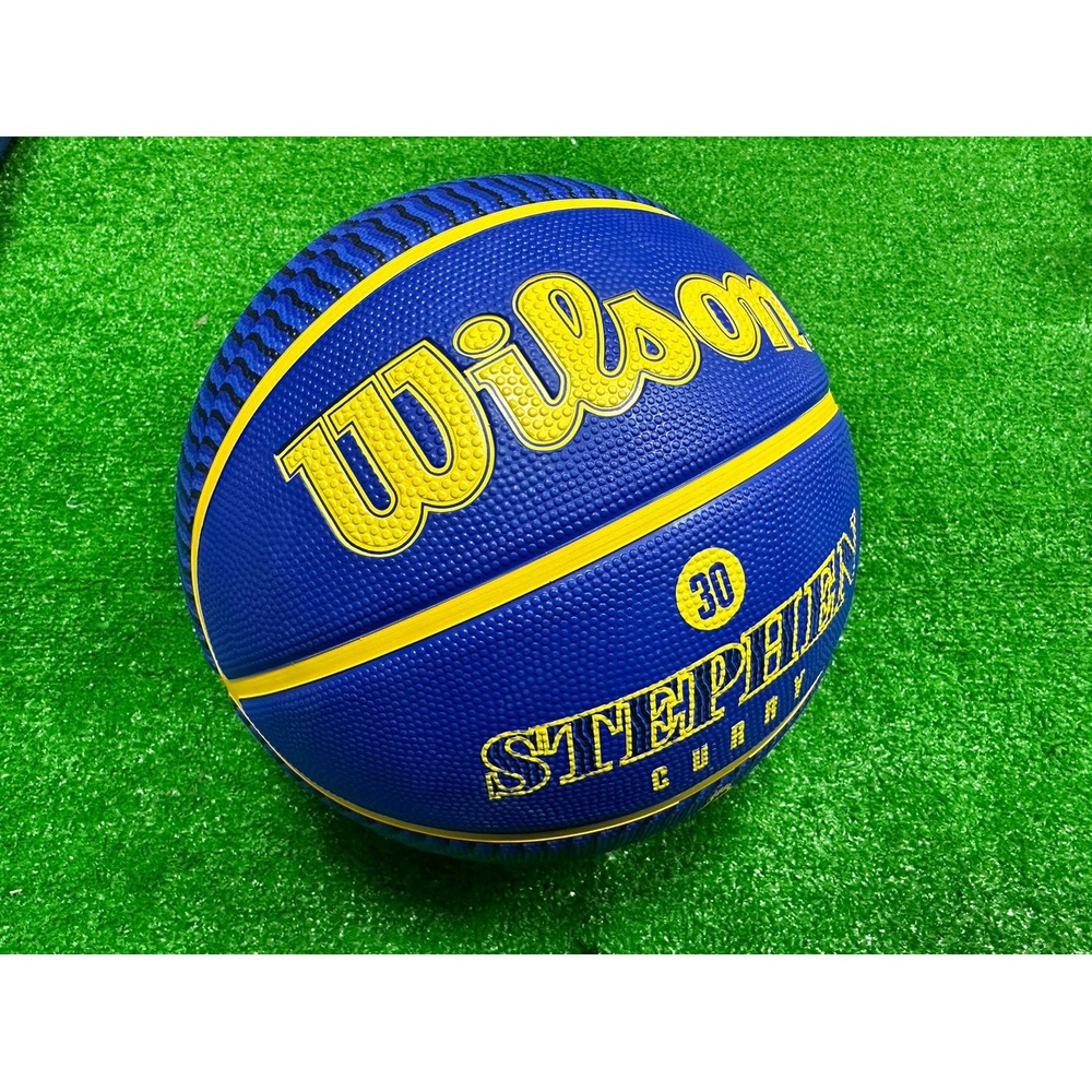 新莊新太陽 Wilson WZ4006101XB7 NBA 球員系列 勇士隊 CURRY 七號 籃球 藍黃 特價 600