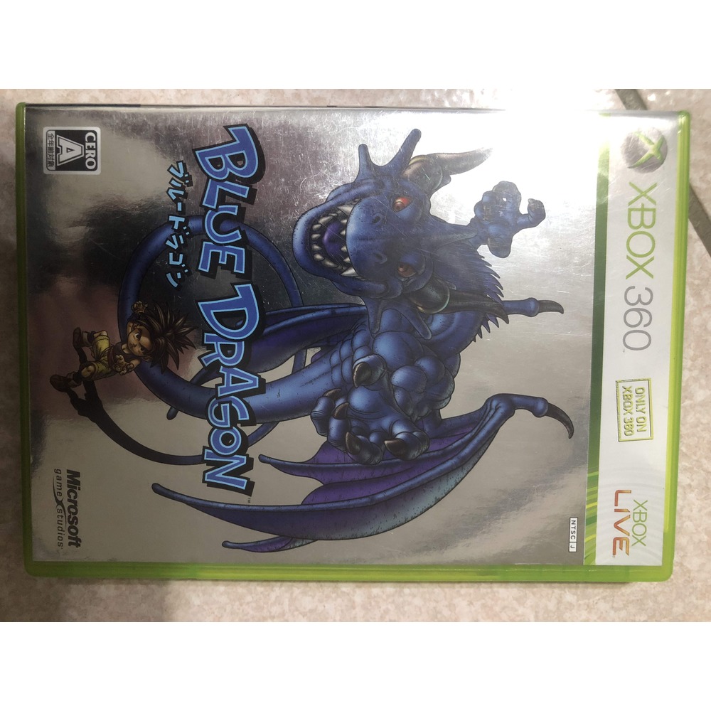 土城可面交XBOX360遊戲 X BOX360 藍龍 Blue Dragon 日版360遊戲