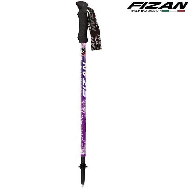 FIZAN 義大利 超輕三節式登山杖(單支) FZS21.7102.NPV 紫藤花