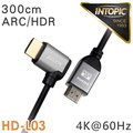 INTOPIC HDMI 4K彎插影音傳輸線(HD-L03/300cm)