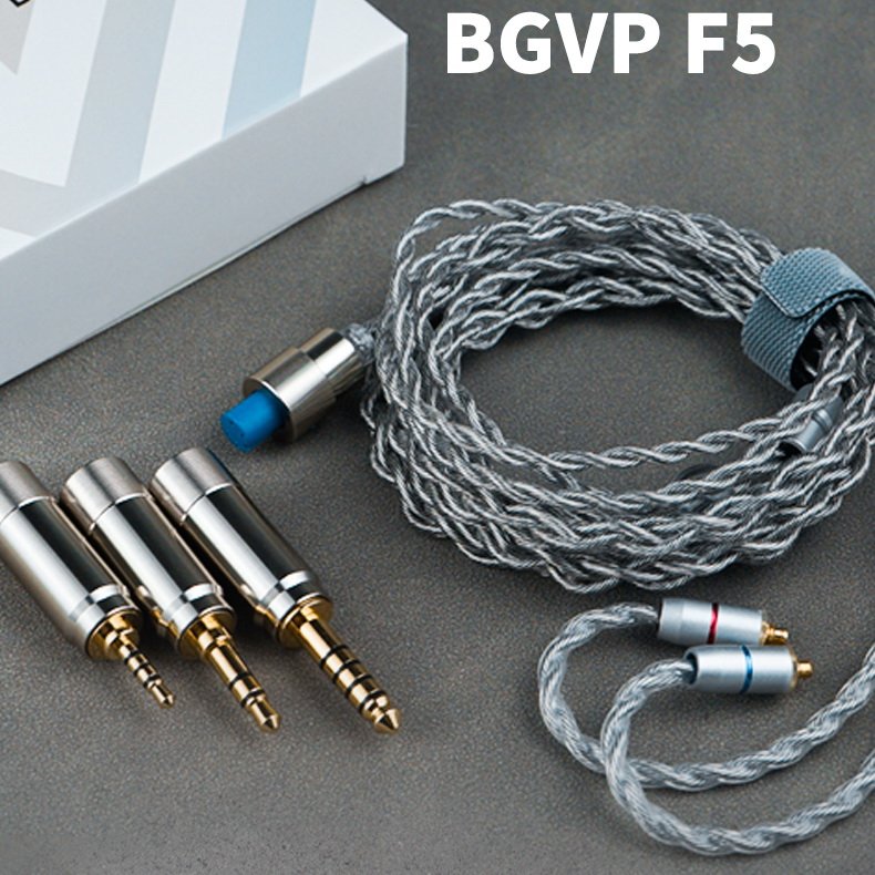 志達電子 BGVP F5 石墨烯+6N單晶銅線芯 MMCX CM 耳機升級線 三合一接頭