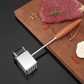 PUSH!廚房用品新款304不銹鋼錘肉器鬆肉紮插肉拍打斷筋錘敲肉錘肉排工具D311