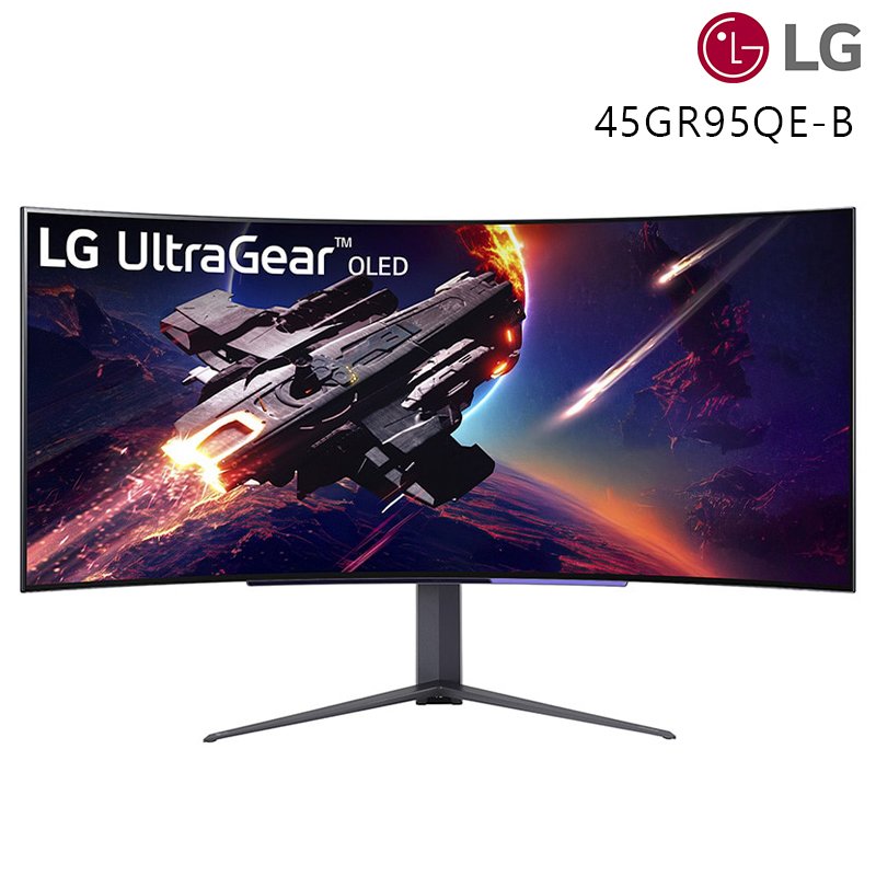 LG 樂金 UltraGear 45GR95QE-B 45吋 WQHD 曲面 OLED 240Hz 專業玩家 電競 螢幕 顯示器