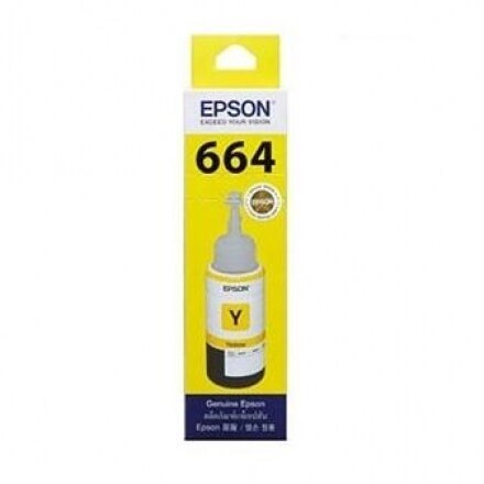 EPSON T6644/C13T664400原廠黃色墨水 適用:L120/L220/L350/L365/L455/L565