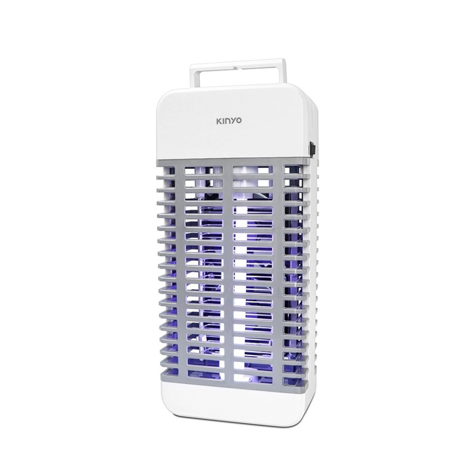 【KINYO】吸入電擊式捕蚊燈 (KL-9110) 白色 吸入氣旋+電擊滅蚊 捕蚊燈 | 防燃機身 新安規