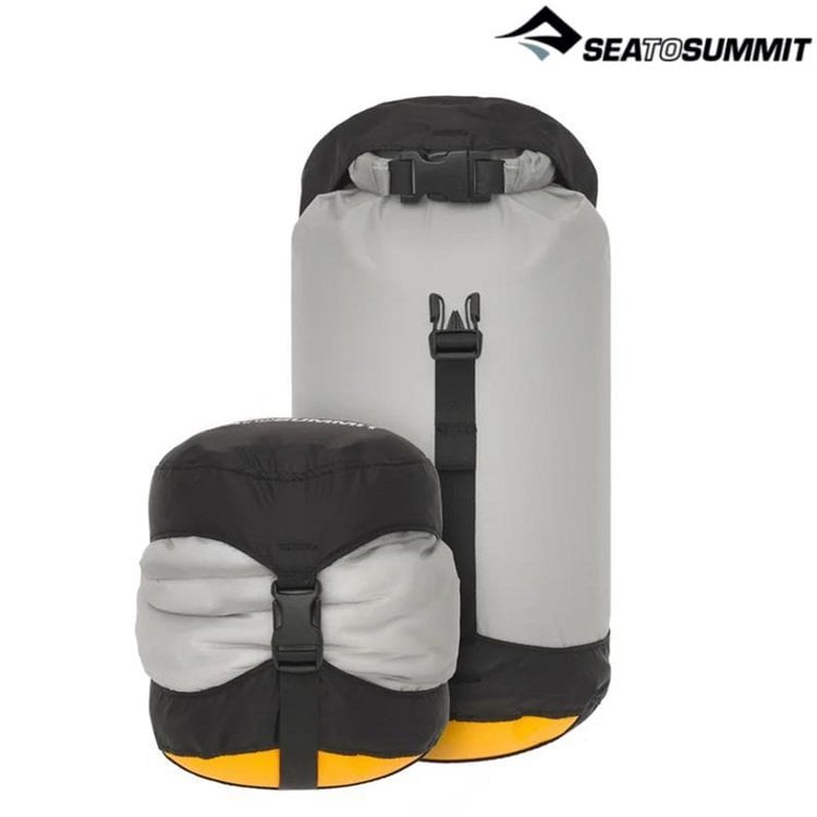 Sea to Summit 30D eVent輕量可壓縮式透氣收納袋/登山打包防水袋/睡袋壓縮袋 STSASG011051 5L灰