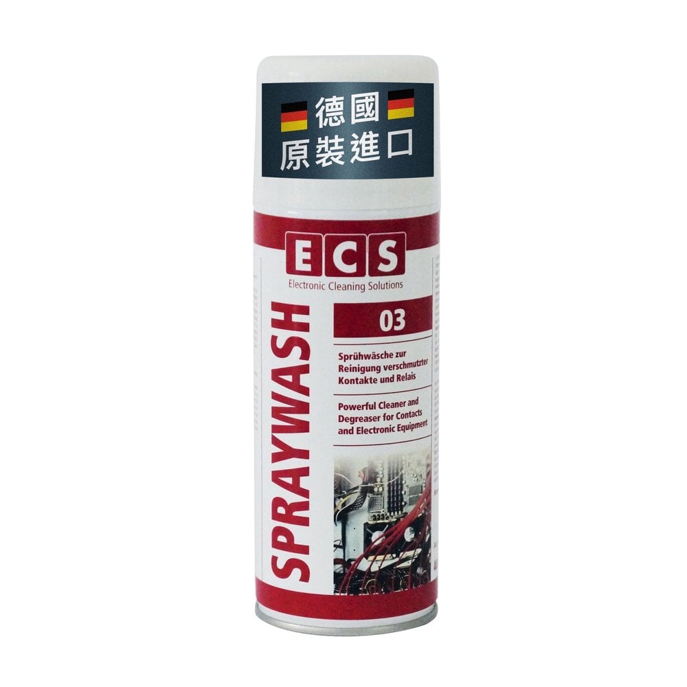 【德國ECS】電子接點油汙清潔劑 400ml 一款強力的溶劑混合劑 相似 K-WL