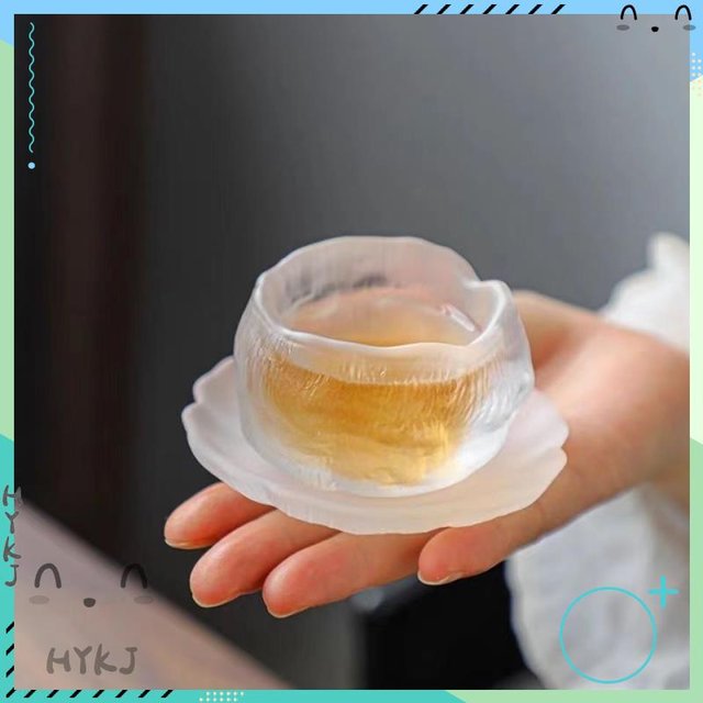 📃附發票 李子柒同款日式冰凍燒琉璃杯玻璃茶具套裝品茗小茶杯主人杯(208元)