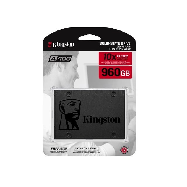 Kingston 960GB A400 SATA3 2.5 SSD(7mm height) SSD固態硬碟 SA400S37/960G
