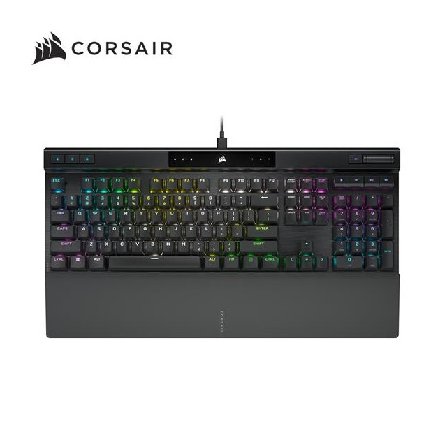 海盜船CORSAIR K70 PRO 青軸RGB英文機械式鍵盤