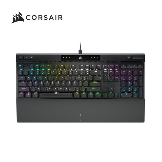 海盜船CORSAIR K70 PRO 紅軸RGB英文機械式鍵盤