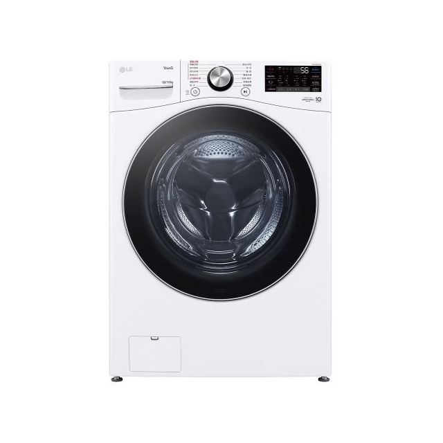 【LG/樂金】蒸氣滾筒洗衣機 (蒸洗脫烘) 18公斤 WD-S18VDW (冰瓷白) ★附安裝定位