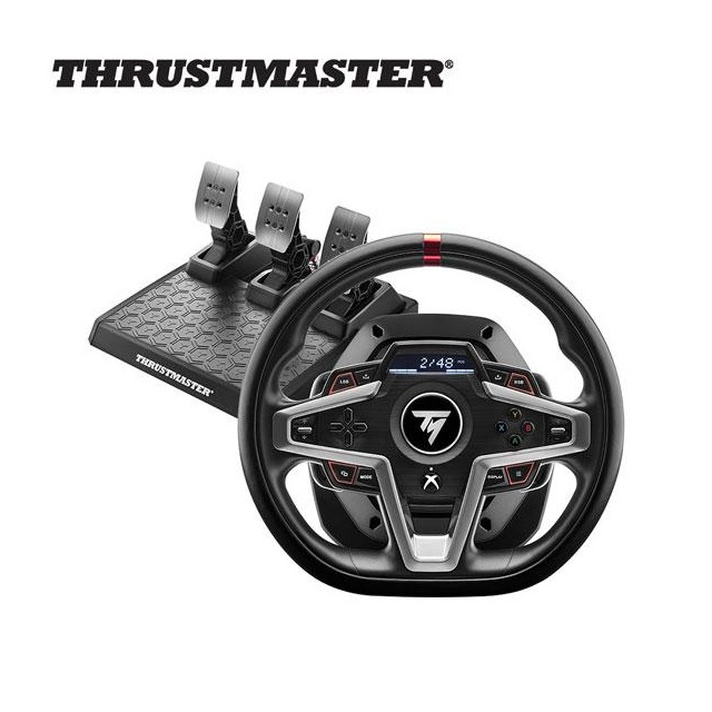 THRUSTMASTER 圖馬思特 T248X 賽車方向盤+踏板