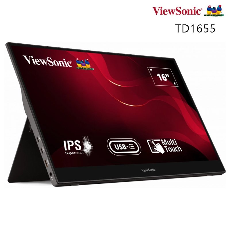 ViewSonic 優派 TD1655 16吋 IPS面板 可攜式觸控螢幕 /紐頓e世界
