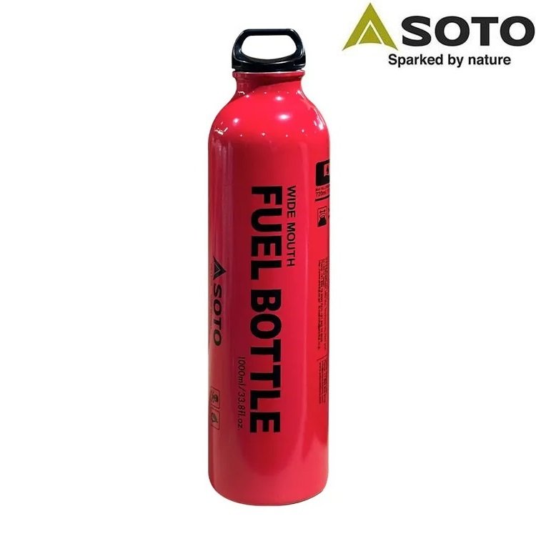 SOTO Wide Mouth Fuel Bottle 汽油瓶 1000ml OD-LF720 橘紅