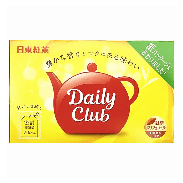 +東瀛go+日東紅茶 Daily club 紅茶茶包 20袋 紅茶 茶包 日東 下午茶 日本必買 日本進口