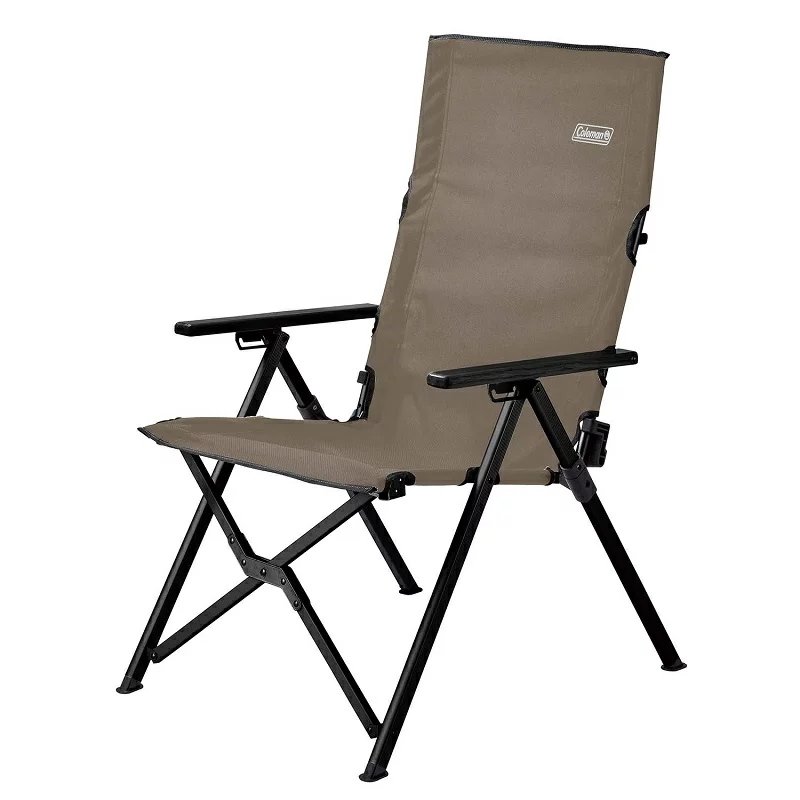 美國 Coleman LAY躺椅 灰咖啡 / 三段式可調整椅背角度 環保再生系列 / CM-90859