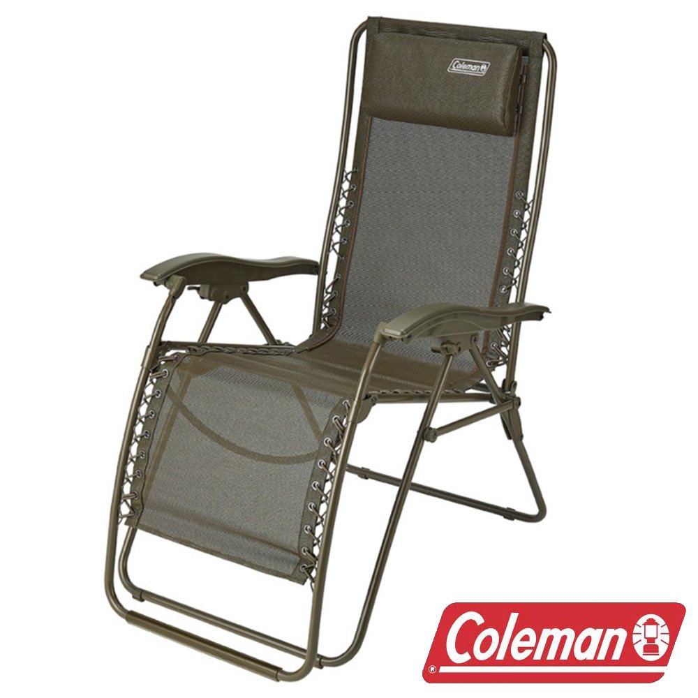 【美國Coleman】INFINITY躺椅 -綠橄欖 CM-38848 戶外.登山.露營