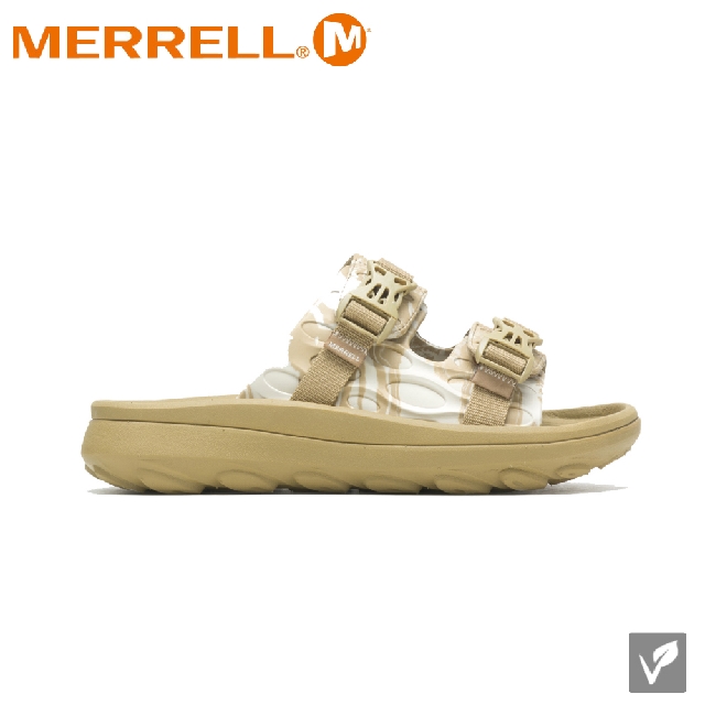 【 MERRELL 美國 男 HUT ULTRA WRAP 拖鞋《奶茶棕》】ML005315/登山/水陸鞋