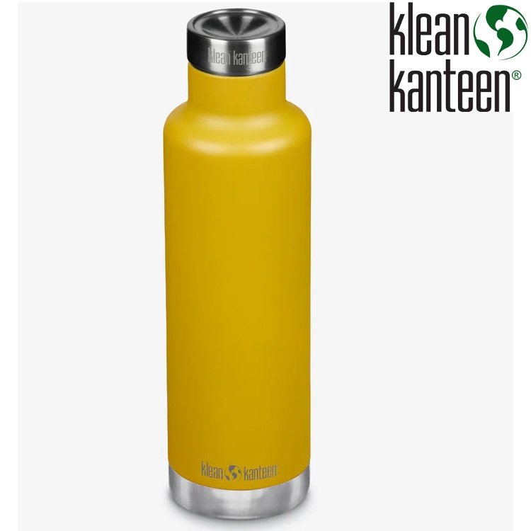 Klean Kanteen Classic Insulated 窄口不鏽鋼保溫瓶 25oz/750ml K25VCPT MG 菊黃