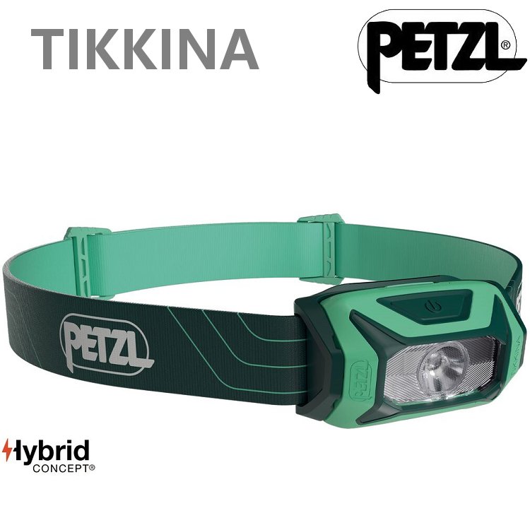 Petzl TIKKINA 300流明 頭燈/登山露營/戶外照明 E060AA02 綠色