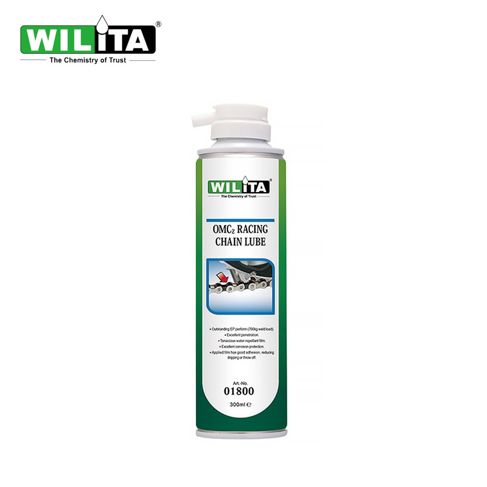【旭益汽車百貨】WILITA威力特 OMC2競技型高里程鏈條濕式潤滑油 300ML