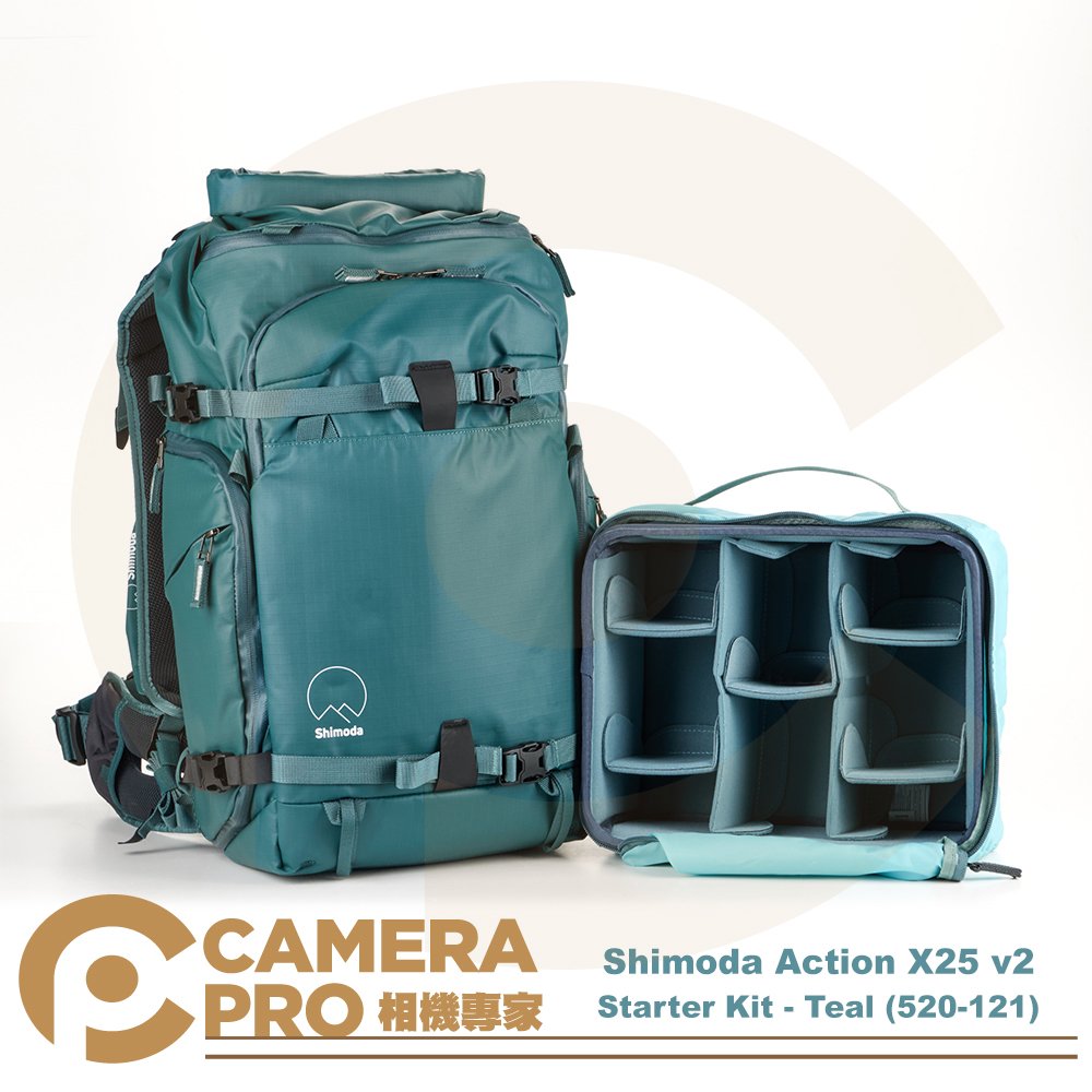 ◎相機專家◎ Shimoda Action X25 v2 超級後背包 藍綠色 含內袋/雨套 520-121 公司貨