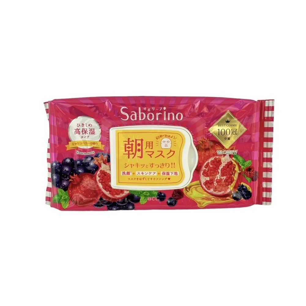 【瘋日殿堂】BCL Saborino早安面膜 成熟果實高保濕 28枚 日本代購