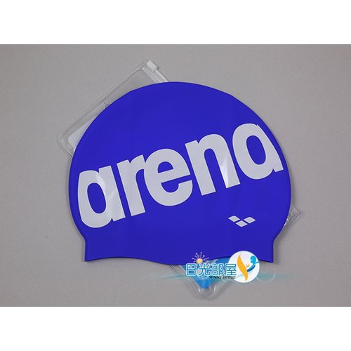 *日光部屋* arena (公司貨)/ARN-3401-BLU 舒適矽膠泳帽