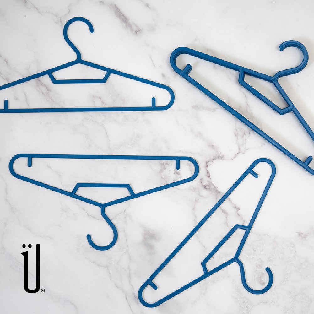 UdiLife 【MIT台灣製造】衣架達人 直直衣架8入-JW3573 無痕衣架 防滑無痕 曬衣架 乾溼兩用 收納
