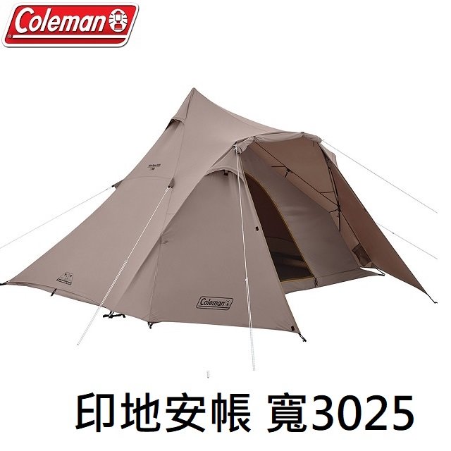 [ Coleman ] 印地安帳寬 灰咖啡 3025 / 環保再生系列 / CM-85613 川山岳海