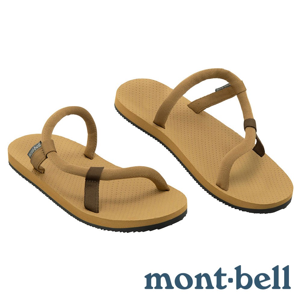 【mont-bell】SOCK-ON SANDALS拖鞋『黃褐(卡其)』1129476 戶外 露營 登山 休閒 時尚 拖鞋 鞋子