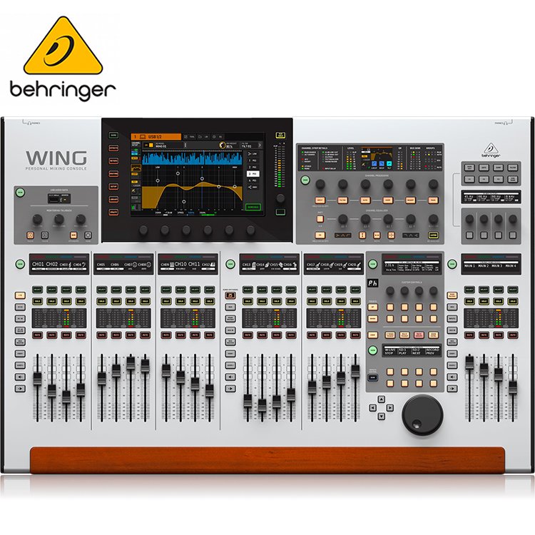 BEHRINGER WING 48軌數位混音器-USB錄音介面/支援雙SD卡/原廠公司貨