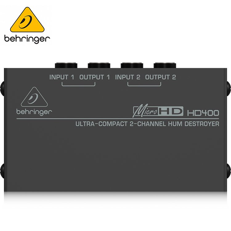 BEHRINGER HD400 專業音效處理降噪器/2個獨立頻道/原廠公司貨