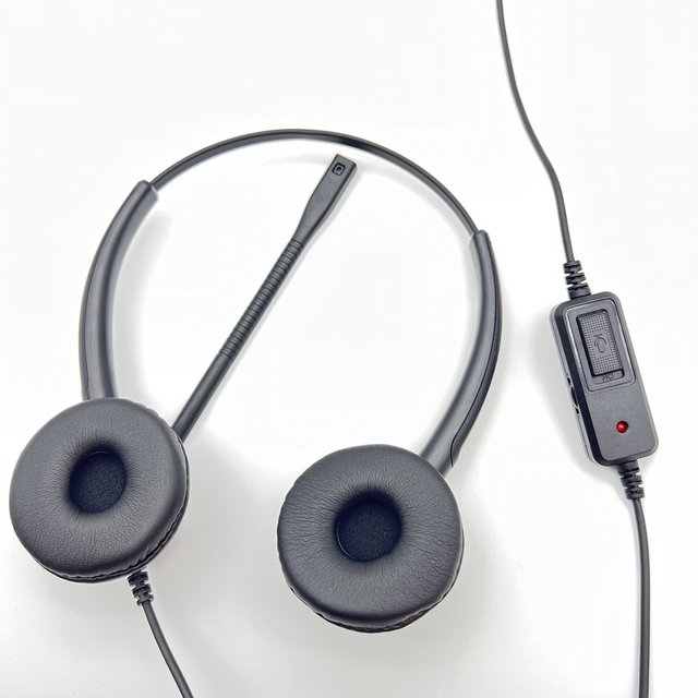 【中晉網路】東訊TECOM 高端雙耳耳機麥克風 FHV201 含調音靜音功能 開立電子發票 免外接轉接線 頭戴式高端耳麥